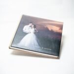 Álbum digital full foto cuadrado con portada laminada, foto de boda