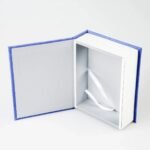 Caja rígida para fotos impresas, exterior de ecopiel, interior de terciopelo, FotoVmag